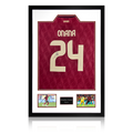 Amadou Onana Signed Belgium Shirt Premium Frame