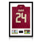 Amadou Onana Signed Belgium Shirt Premium Frame