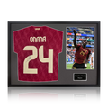 Amadou Onana Signed Belgium Shirt Classic Frame