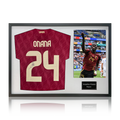 Amadou Onana Signed Belgium Shirt Classic Frame