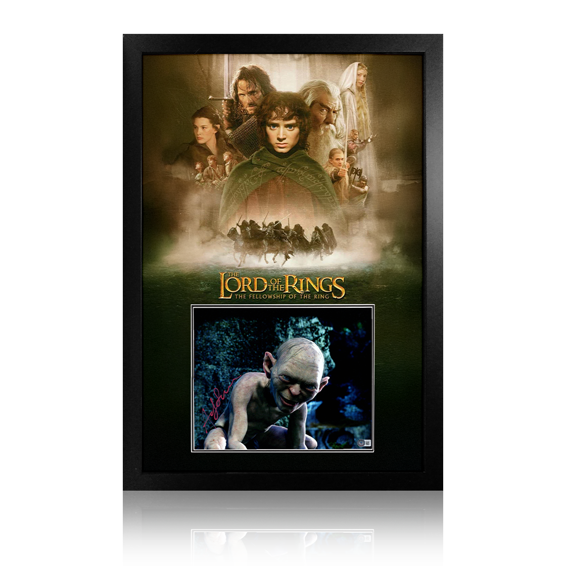 Andy Serkis Signed Gollum Image Premium Frame (Beckett)