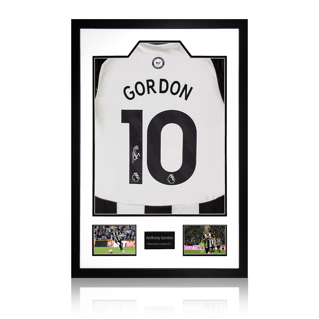 Anthony Gordon Signed Newcastle United Shirt Premium Frame (ACG Cert)