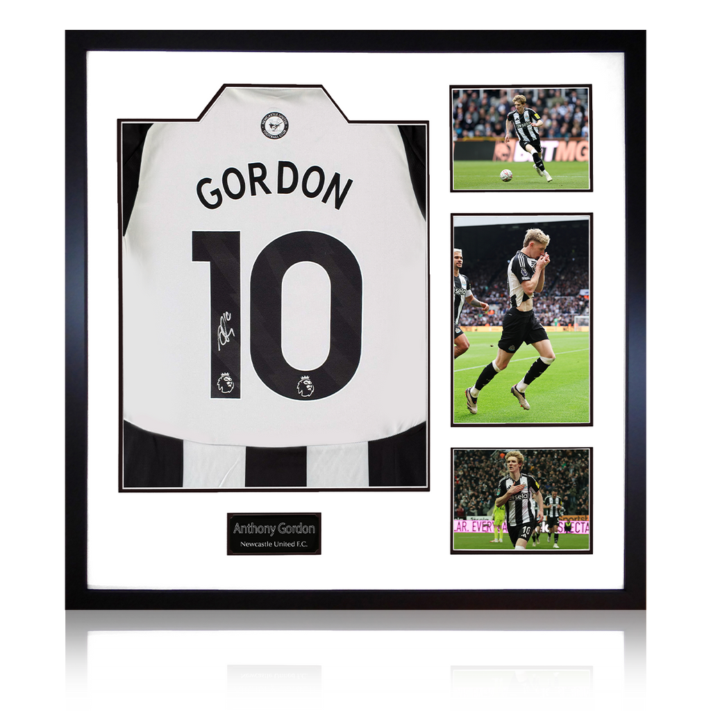 Anthony Gordon Signed Newcastle United Shirt Elite Frame (ACG Cert)