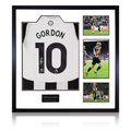 Anthony Gordon Signed Newcastle United Shirt Elite Frame (ACG Cert)