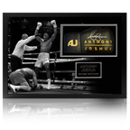 Anthony Joshua "AJ" v Wladimir Klitschko Signed Glove Iconic Frame