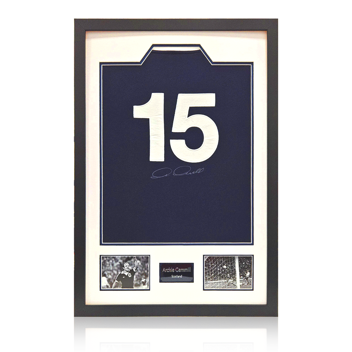 Archie Gemmill Signed Scotland Shirt Premium Frame – The Fan Cave ...