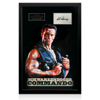 Arnold Schwarzenegger Signed Commando Iconic Frame