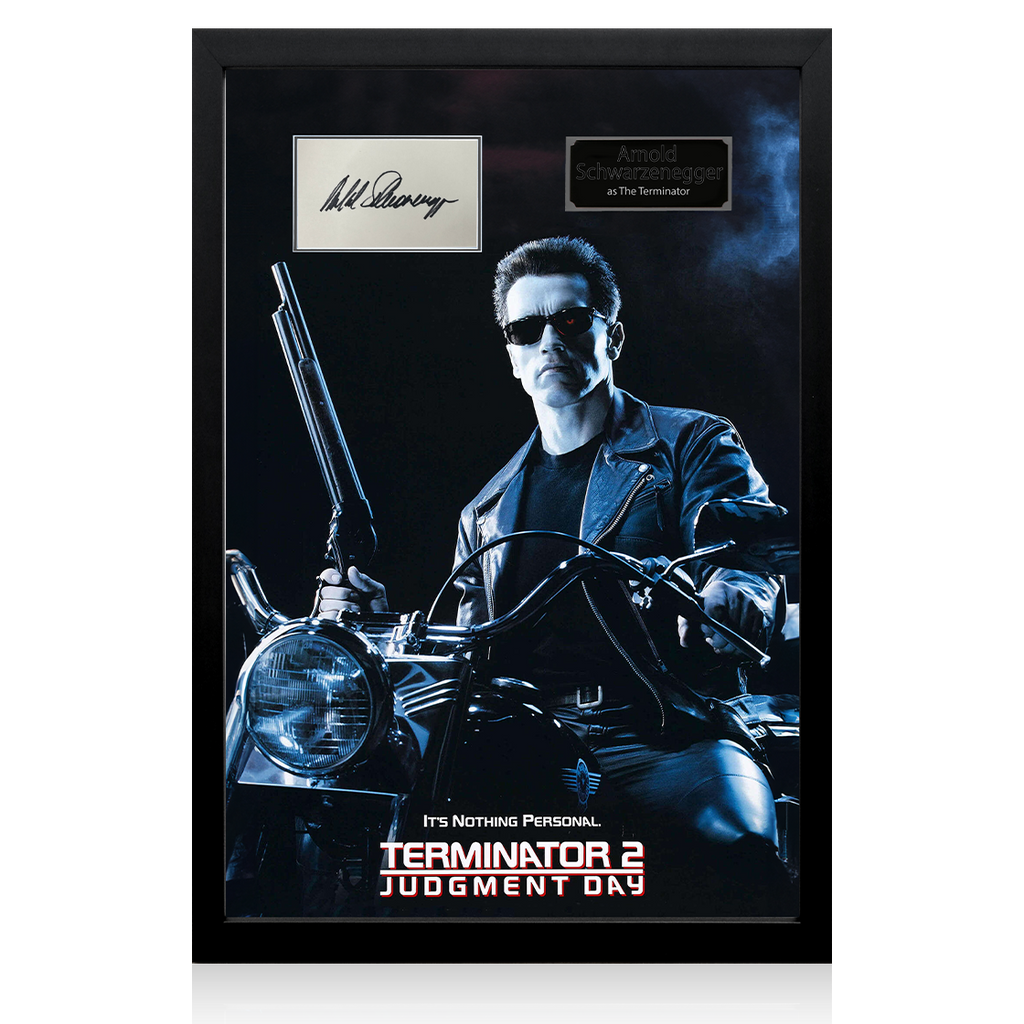 Arnold Schwarzenegger Signed Terminator 2 Iconic Frame