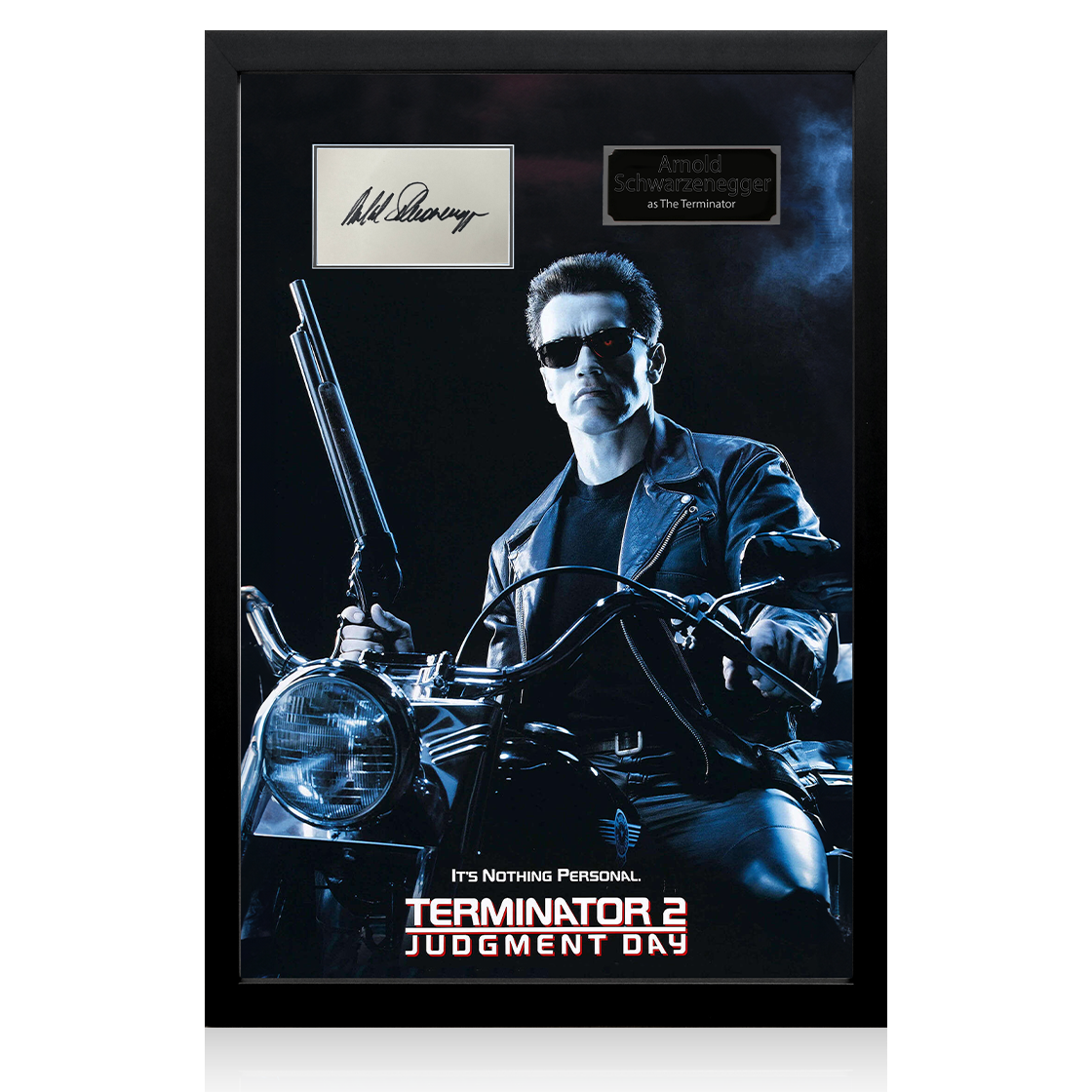 Arnold Schwarzenegger Signed Terminator 2 Iconic Frame