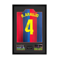 Ronald Araújo Signed Barcelona Shirt Premium Frame