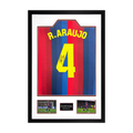 Ronald Araújo Signed Barcelona Shirt Premium Frame
