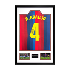 Ronald Araújo Signed Barcelona Shirt Premium Frame