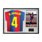 Ronald Araújo Signed Barcelona Shirt Classic Frame