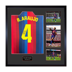 Ronald Araújo Signed Barcelona Shirt Elite Frame