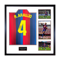 Ronald Araújo Signed Barcelona Shirt Elite Frame