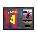 Ronald Araújo Signed Barcelona Shirt Classic Frame