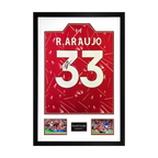 Ronald Araújo Signed Liverpool Shirt Premium Frame