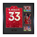 Ronald Araújo Signed Liverpool Shirt Elite Frame