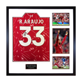 Ronald Araújo Signed Liverpool Shirt Elite Frame