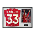 Ronald Araújo Signed Liverpool Shirt Classic Frame