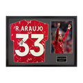 Ronald Araújo Signed Liverpool Shirt Classic Frame