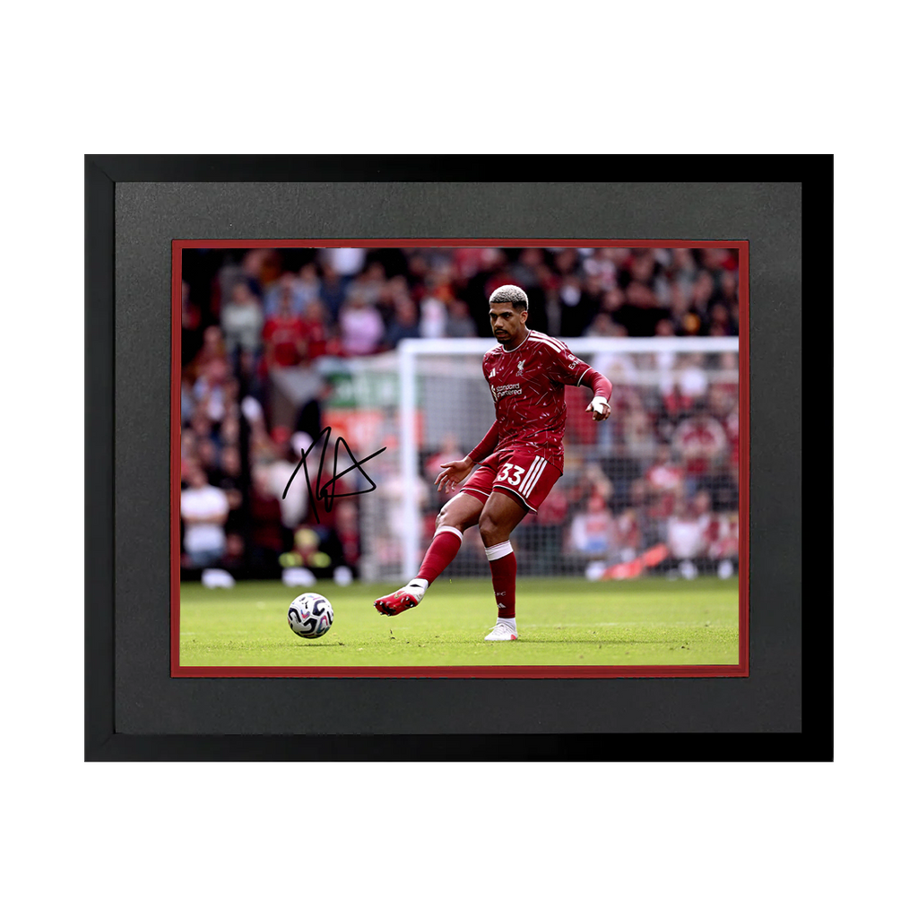 Ronald Araújo Signed Liverpool Image Deluxe Mount Frame