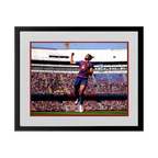 Ronald Araújo Signed Barcelona Image Deluxe Mount Frame