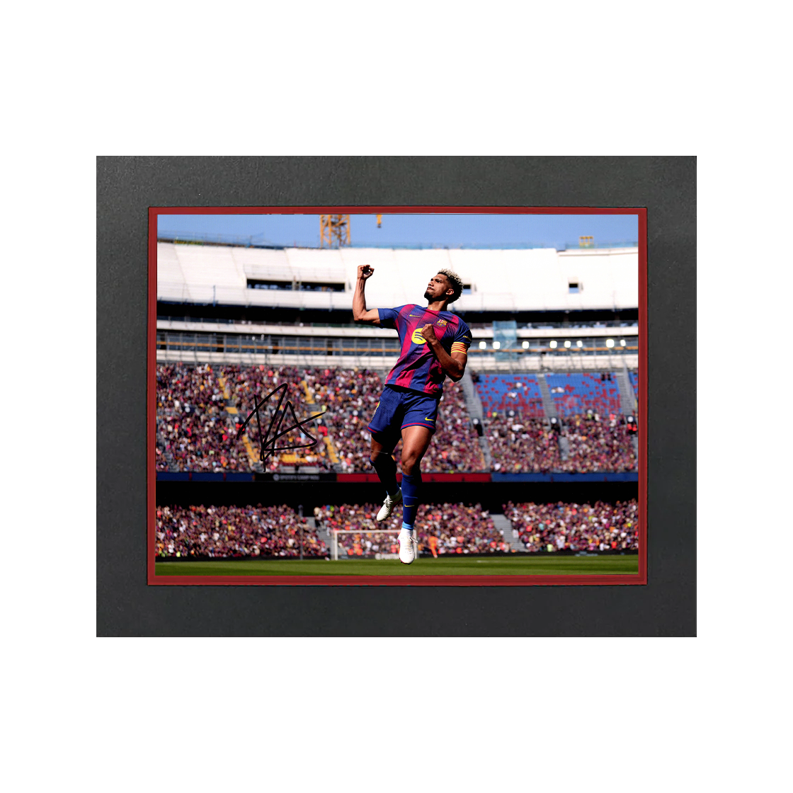 Ronald Araújo Signed Barcelona Image Deluxe Mount