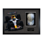 Arvid Linblad Signed Red Bull F1 Cap Iconic Frame (ACG Cert)