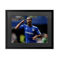 Ashley Cole Signed Chelsea 16x12 Image Deluxe Mount Frame