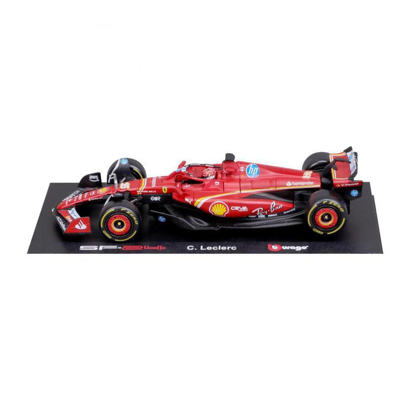 1:18 F1 2024 Ferrari SF-24 Charles Leclerc With Helmet Deluxe Hard Case