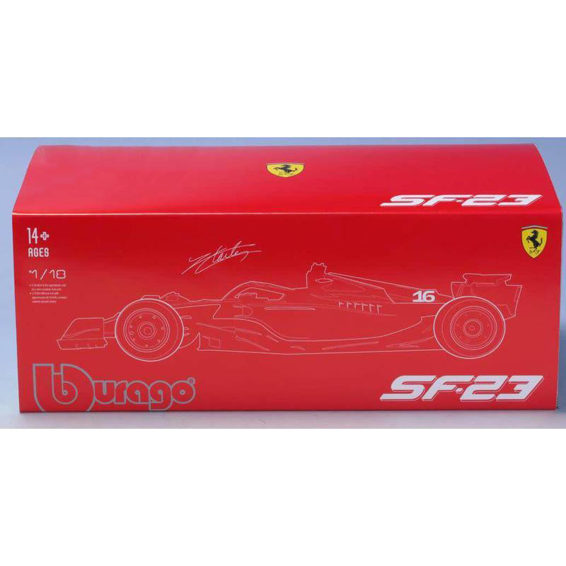 1:18 F1 2024 Ferrari SF-24 Charles Leclerc With Helmet Deluxe Hard Case