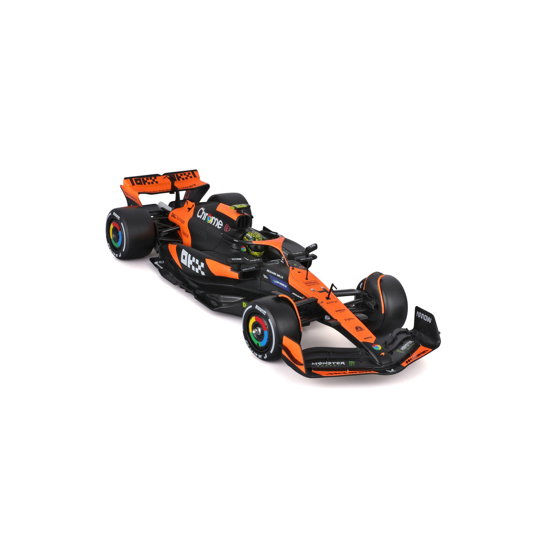 1:24 F1 McLaren MCL38 2024 With Helmet Lando Norris