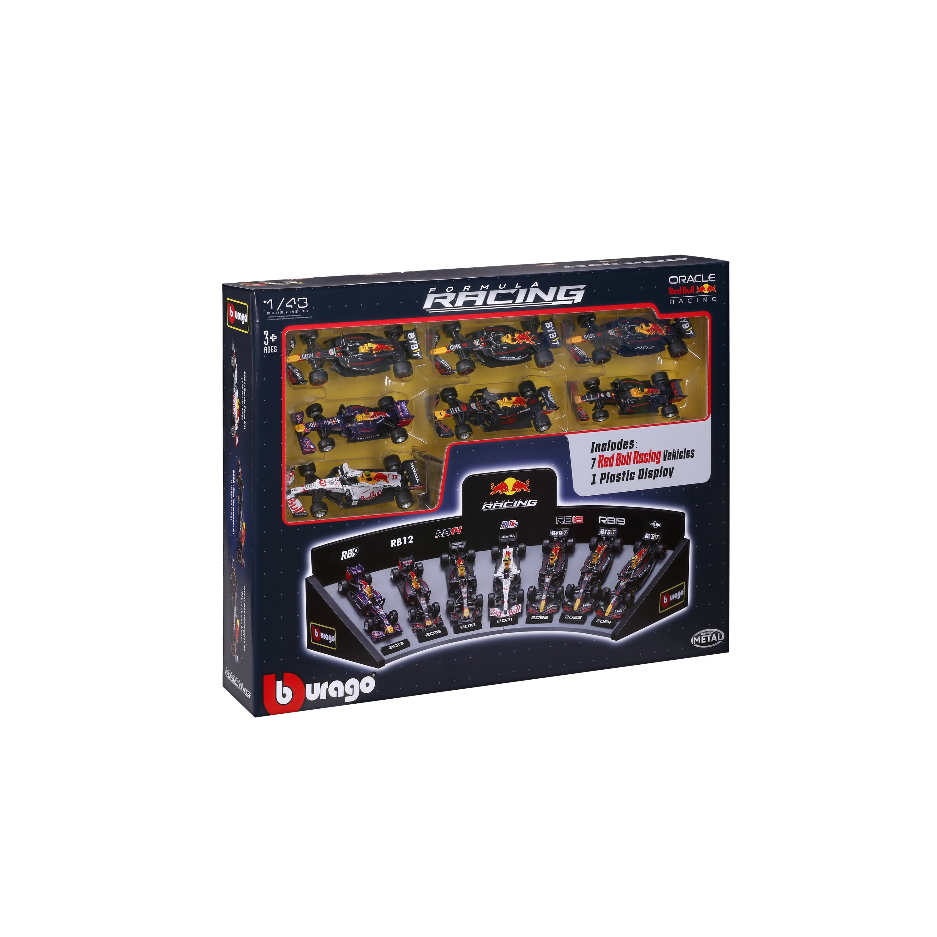 1:43 F1 Red Bull Racing Deluxe Gift Set With Display Stand