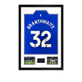 Jarrad Branthwaite Signed Everton Shirt Premium Frame #2