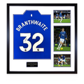 Jarrad Branthwaite Signed Everton Shirt Elite Frame #1