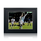 Gareth Bale, Peter Crouch & Aaron Lennon Signed Tottenham Hotspur Image Compact Frame
