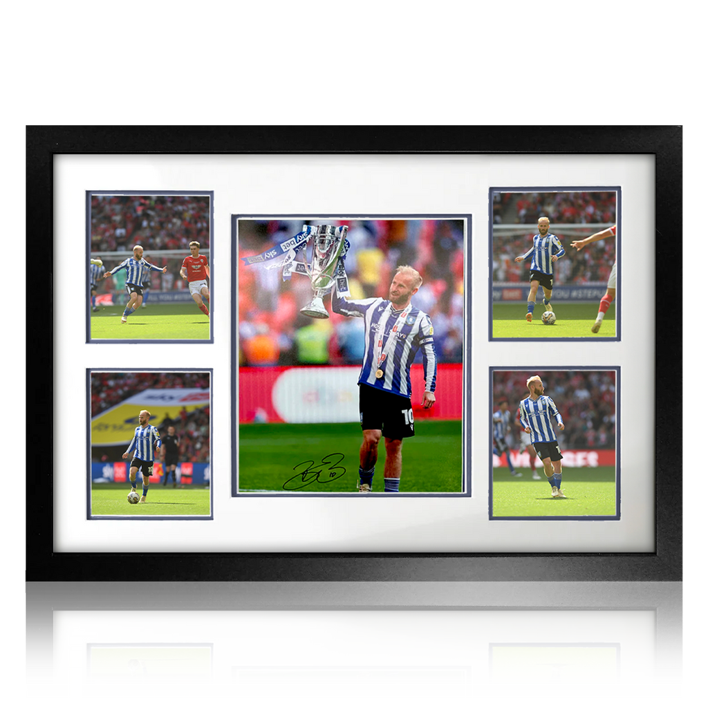 Barry Bannan Signed Sheffield Wednesday Play-Off Win Premium Frame