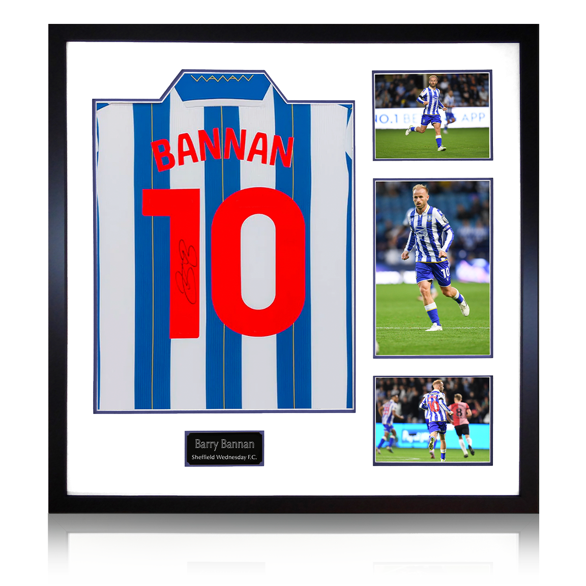 Barry Bannan Signed Sheffield Wednesday 23/24 Shirt Elite Frame
