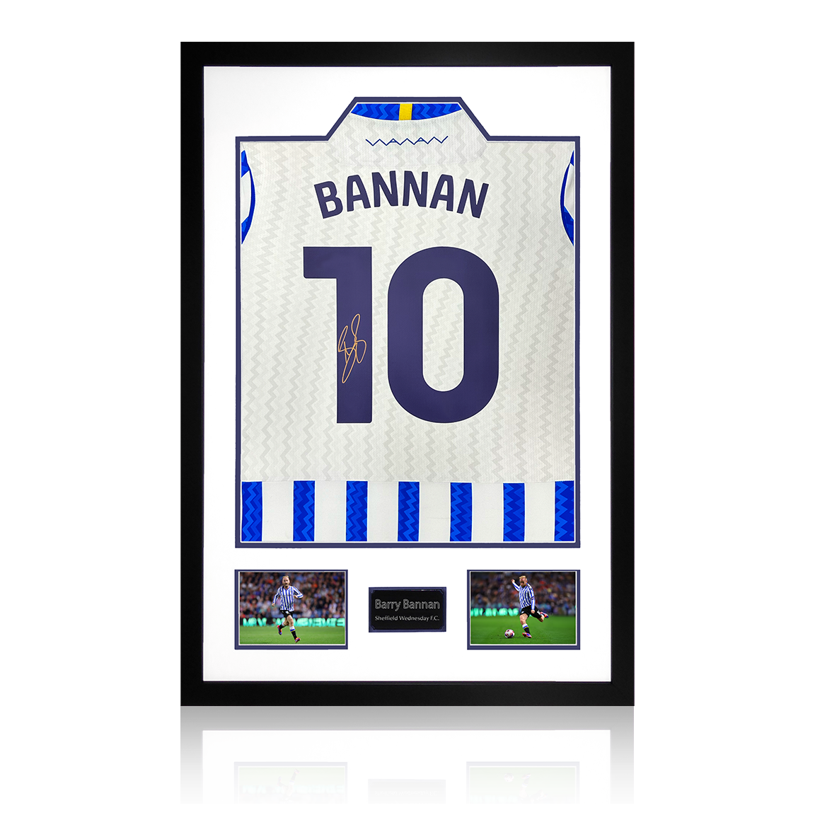 Barry Bannan Signed Sheffield Wednesday 24/25 Shirt Premium Frame