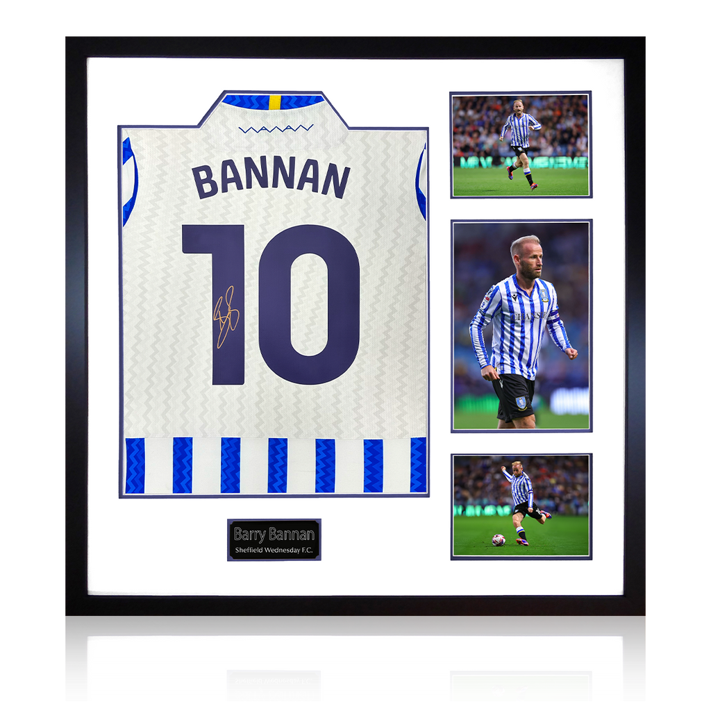 Barry Bannan Signed Sheffield Wednesday 24/25 Shirt Elite Frame