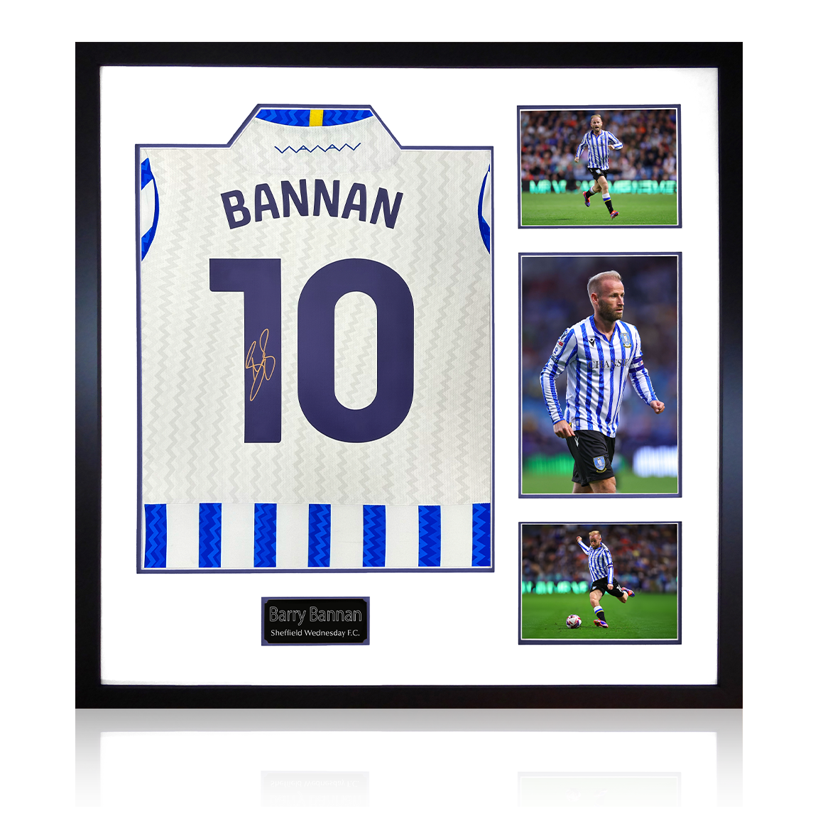 Barry Bannan Signed Sheffield Wednesday 24/25 Shirt Elite Frame
