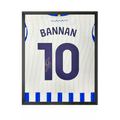 Barry Bannan Signed Sheffield Wednesday 24/25 Shirt Compact Frame