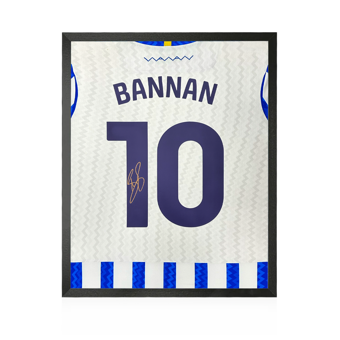 Barry Bannan Signed Sheffield Wednesday 24/25 Shirt Compact Frame