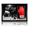 Chris Eubank & Nigel Benn Signed Glove Iconic Frame
