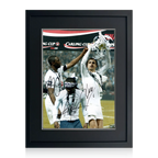 Dimitar Berbatov, Ledley King & Pascal Chimbonda Signed Tottenham Hotspur Image Compact Frame