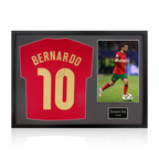 Bernardo Silva Signed Portugal Shirt Classic Frame