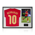 Bernardo Silva Signed Portugal Shirt Classic Frame
