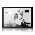 Bill Slater Signed Wolverhampton Wanderers Cut Iconic Frame