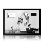 Bill Slater Signed Wolverhampton Wanderers Cut Iconic Frame